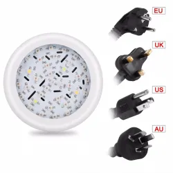 Lampe de culture 360W UFO 36 LED - spectre complet - double puces - hydroponique