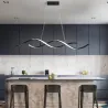 Modern chandelier - ceiling light - LED - dimmable - with remote controller - wavy designCeiling lights