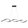 Modern chandelier - ceiling light - LED - dimmable - with remote controller - wavy designCeiling lights