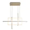 Minimalistic rectangle design - chandelier light - LED - 2 / 3 / 4 heads