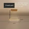 Minimalistic rectangle design - chandelier light - LED - 2 / 3 / 4 heads