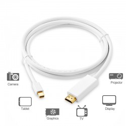 Mini DisplayPort - Convertisseur HDMI Thunderbolt vers HDMI - câble 3m