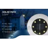 Iluminación solarLámpara de suelo con energía solar - luz de jardín - resistente al agua - LED