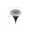 Iluminación solarLámpara de suelo con energía solar - luz de jardín - resistente al agua - LED