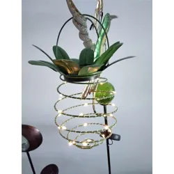 Solar garden light - hanging lamp / lantern - waterproof - LED - pineapple shape