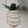 Solar garden light - hanging lamp / lantern - waterproof - LED - pineapple shape