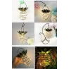 Solar garden light - hanging lamp / lantern - waterproof - LED - pineapple shape