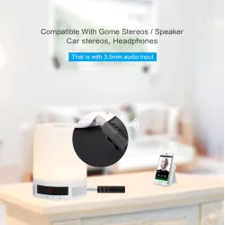 Récepteur audio Bluetooth - prise jack 3,5 mm universelle - adaptateur de voiture - émetteur