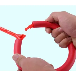 Jumping sponge rope - with flashing ball - LED - exercise toy