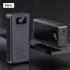 Tragbare Powerbank - externer Akku - Ladegerät - 2 USB - LED - 30000mAh