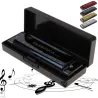 Mundharmonika - 10 Löcher - Tonart C - Musikinstrument - mit Etui