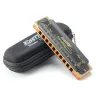 Easttop T008K - diatonische blauwe mondharmonica - 10 gatenMondharmonica