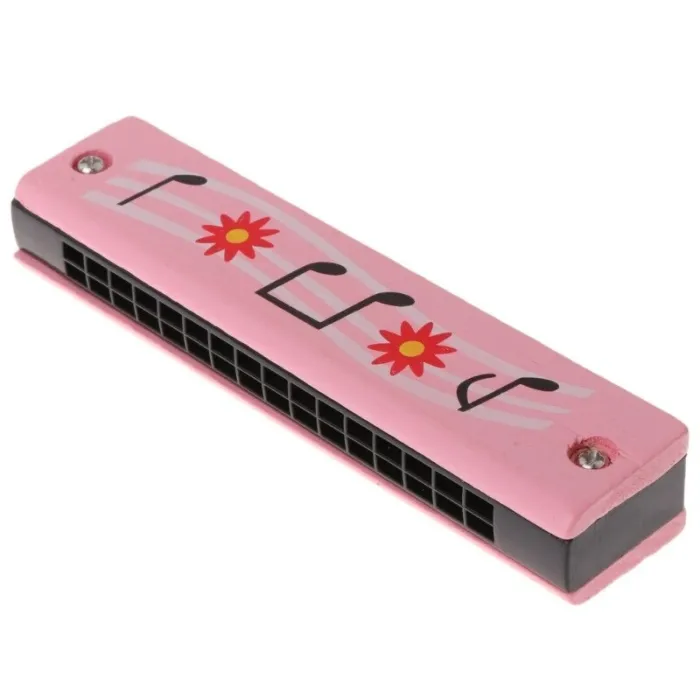 Wooden harmonica - children / kids - 16 holes