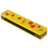 Wooden harmonica - children / kids - 16 holes