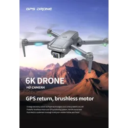 Drone PiezasS179GPS - 5G - WIFI - FPV - GPS - 6K Wide-angle Dual Camera - Brushless - RC Drone Quadcopter - RTF