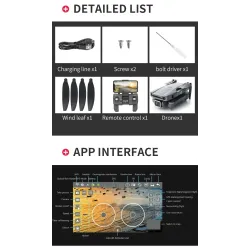 Drone PiezasS179GPS - 5G - WIFI - FPV - GPS - 6K Wide-angle Dual Camera - Brushless - RC Drone Quadcopter - RTF