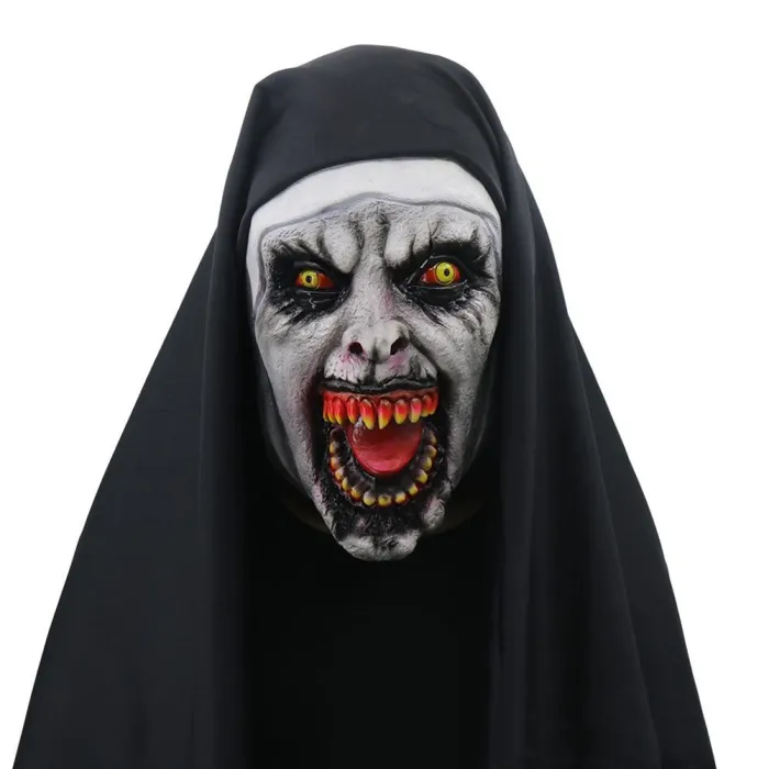 Scary nun - full face mask - for Halloween / masquerade / party