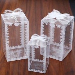 Transparent gift box - wedding / party / cakes / presents