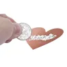 Etykiety w kształcie serca - naklejki zdrapki - 2,5 cm - 300 sztukDekoracje