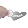 Hartvormige etiketten - krasstickers - 2,5 cm - 300 stuksDecoratie