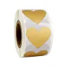 Hartvormige etiketten - krasstickers - 2,5 cm - 300 stuksDecoratie