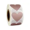 Scratch off heart stickers - 2.5cm - 300 pieces