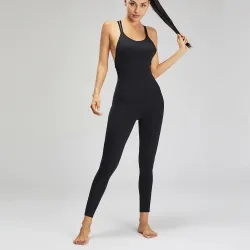 Sportowe body z siateczki - na ramiączkach spaghetti - na siłownię / jogę / fitnessFitness