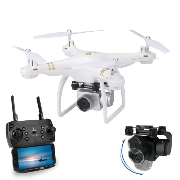 Electric YunTai UAV 101 - GPS - 5G - WiFi - FPV - 4K Electric Camera - RC Drone Quadcopter - RTF