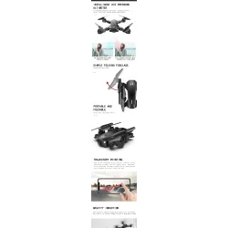 S80 - WiFi - FPV - 4K Dual Camera - Foldable - RC Quadcopter - RTF