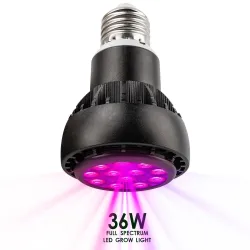 E27 - 36W - LED - oświetlenie do uprawy roślin - hydroponiczne - pełne spektrumLampa Wzrostu