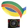 Autowiel reflecterende strips - stickers - 16 stuksStickers