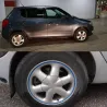 Autowiel reflecterende strips - stickers - 16 stuksStickers