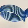 Autowiel reflecterende strips - stickers - 16 stuksStickers