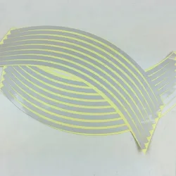 Autowiel reflecterende strips - stickers - 16 stuksStickers