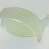 Autowiel reflecterende strips - stickers - 16 stuksStickers
