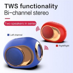 X6 - wireless Bluetooth speaker - HiFi bass - waterproof - FM radio - TWS - SD - AUX