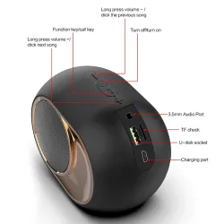 Altavoz BluetoothX6 wireless speaker - Bluetooth - HiFi - TWS - waterproof