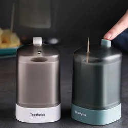 Automatic toothpick box - container