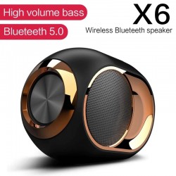 X6 - bezprzewodowy głośnik Bluetooth - HiFi bass - wodoodporny - Radio FM - TWS - SD - AUX