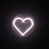 Heart shaped solar lamp - garden light - lawn / porch / patio