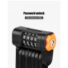 Steel folding bicycle - lock - anti theft - with password