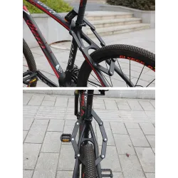 Bicycle anti theft lock - foldable - 4 digit password