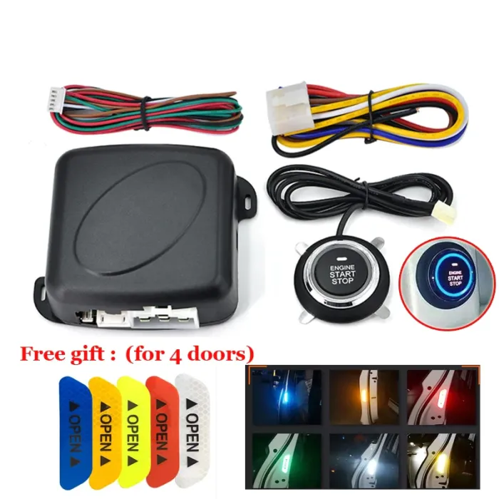 Engine system lock - ignition push button - start / stop - 12V
