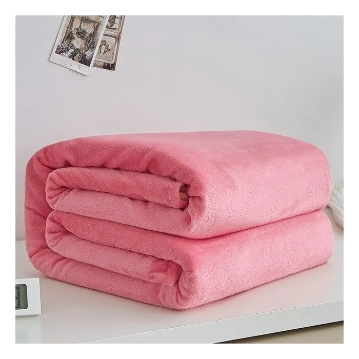 Warm blanket - soft coral fleece