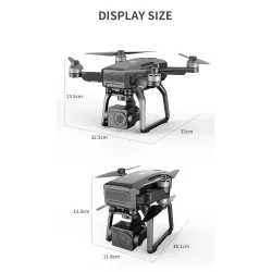SJRC F7 4K PRO - 5G - WIFI - 3KM - FPV - GPS - 4K HD Camera - RC Drone Quadcopter - RTF