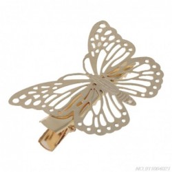 Pinzas de cabelloGold butterfly hair clip - women / ladies / bride