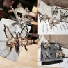 Hollow flying butterfly - metal hair clip