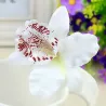 Modische Haarspange - Handarbeit - Blumenorchidee
