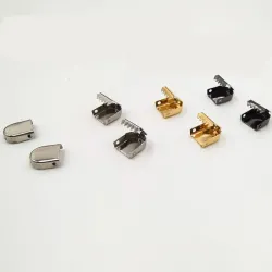 Metal shoelace heads - buckles / ends - replaceable - 5 pieces