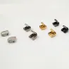 Metal shoelace heads - buckles / ends - replaceable - 5 pieces